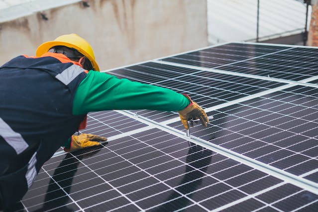 maintenance of industrial solar panels